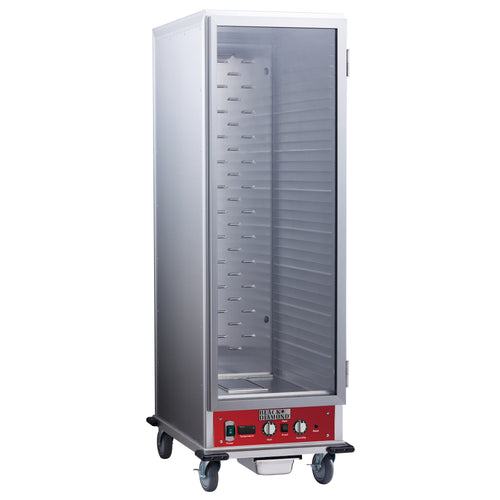 Black Diamond Warming Proofing and Hot Holding Cabinet, 15.18 cu ft/36 Pan Capacity, in Silver
