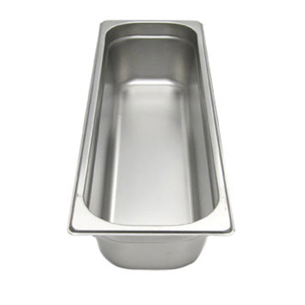 Adcraft Steam Table Pan Half size long, 24 gauge, 6" x 20" x 2-1/2" deep