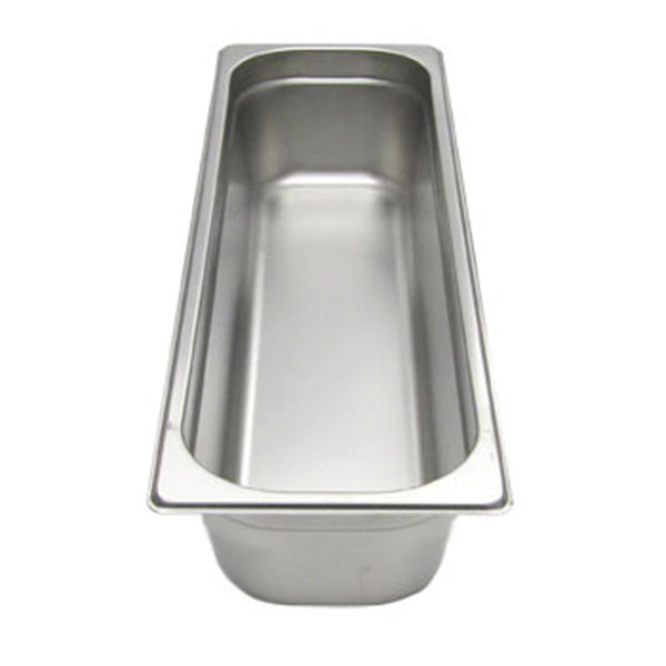 Adcraft Steam Table Pan Half size long, 24 gauge, 6" x 20" x 4" deep