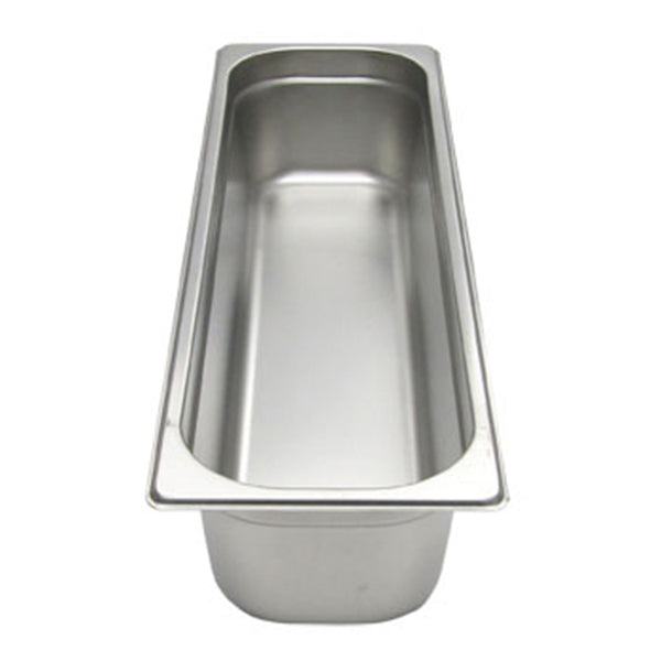 Adcraft Steam Table Pan Half size long, 24 gauge, 6" x 20" x 6" deep