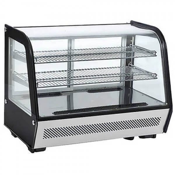 Black Diamond Refrigerated Countertop Display Case 35 Inches Width