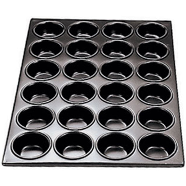 Adcraft Non Stick Muffin Pan 20-1/2" x 14" x 1-1/4" 24-cup