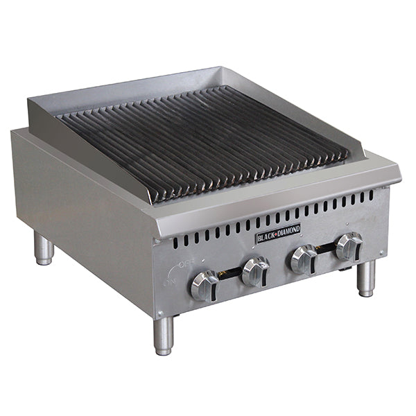 Black Diamond Heavy Duty Gas Charbroiler 24"