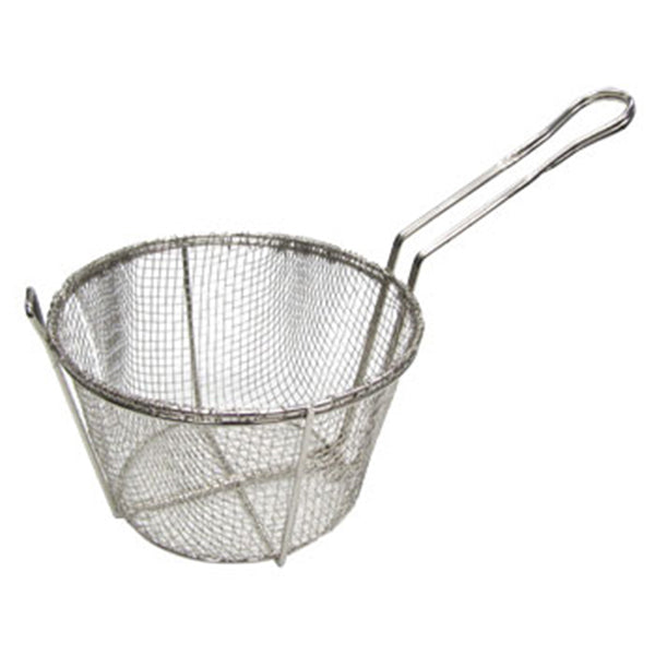 Adcraft Four Mesh Fryer Basket (8-1/2 " diam x 4-1/4 " deep)