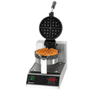 Adcraft Single Belgian Waffle Maker, 7" Round, in Stainless Steel (BWM-7/R)