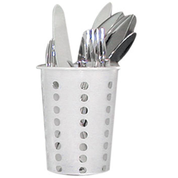 Adcraft Silverware Cylinder Frost White