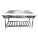 Adcraft 4 Bay Water Bath Steam Table, in Stainless Steel (EST-240)