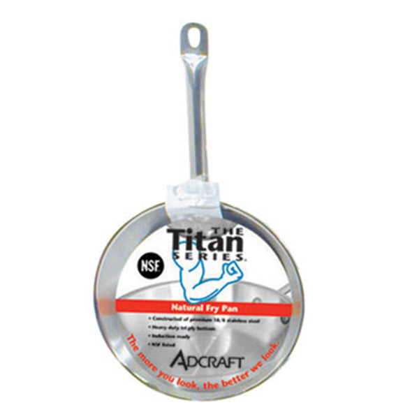 Adcraft Titan Induction Fry Pan 8" diameter