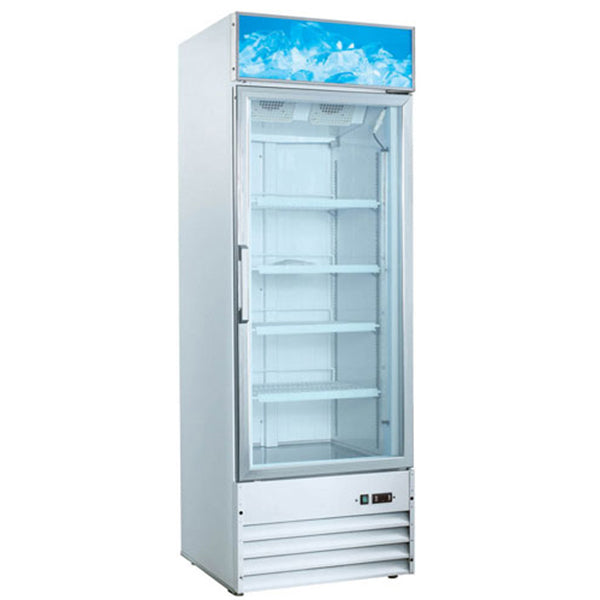 U-Star Swing Glass Door 31" Merchandiser Freezer - 1 Door, White