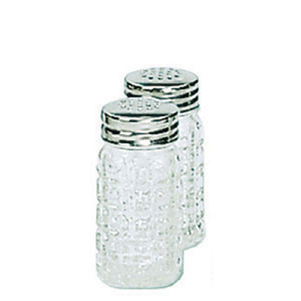 Adcraft Glass Salt and Pepper Shaker 2 oz. capacity