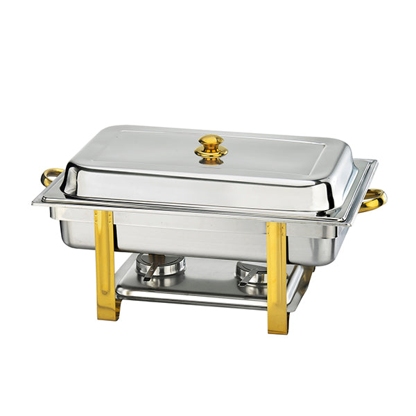 Adcraft Gold Rivera Chafer 8qt Oblong