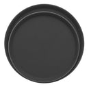 Adcraft Fiberglass Non-Skid Serving Tray 14" Round Black