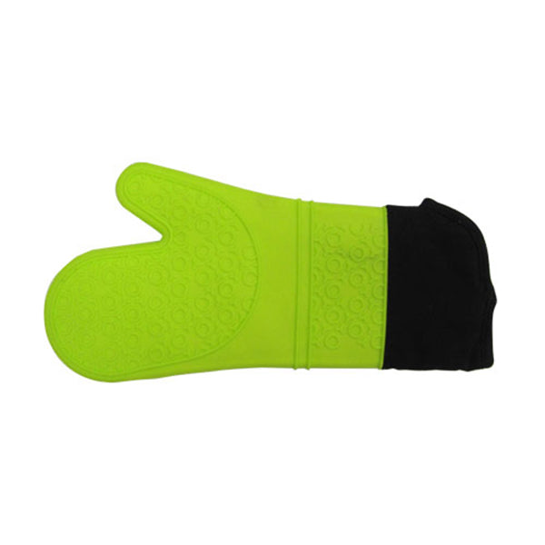 Adcraft Oven Mitt Silicone 14" Green