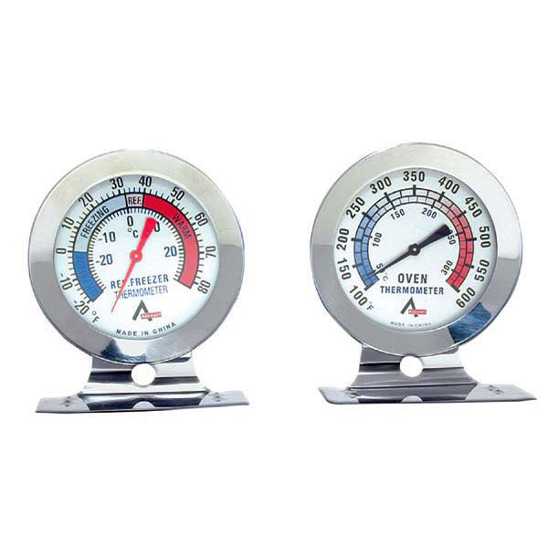 Adcraft Refrigerator/Freezer Thermometer 3" dial