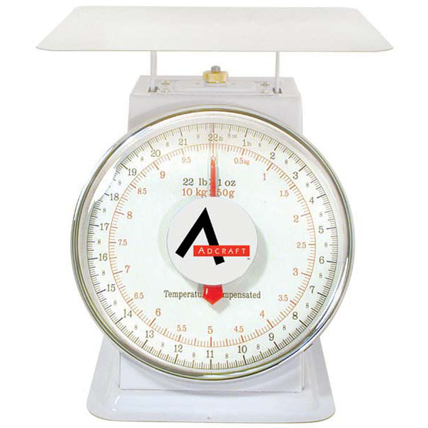 Adcraft Portion Control Scale 22 lbs. x 1/2 oz.