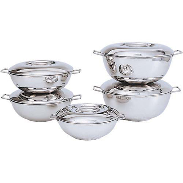 Adcraft Deluxe Stacking Casseroles with Cover 46oz.