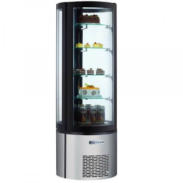 Black Diamond Floor Standing Refrigerated Cake Display 12.7 Cu Ft