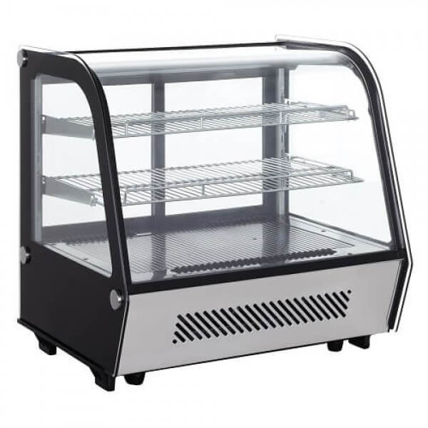 Black Diamond Refrigerated Countertop Display Case 28 Inches Width