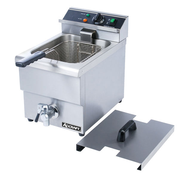 Adcraft Single Tank Deep Fryer w/faucet - 208V 6L