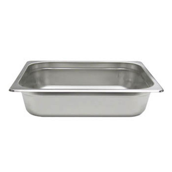 Adcraft Steam Table Pan Half size, 24 gauge, 10-3/8" x 12-3/4" x 2-1/2" deep