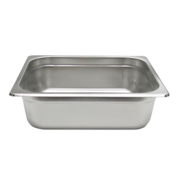 Adcraft Steam Table Pan Half size, 22 gauge, 10-3/8" x 12-3/4" x 4" deep