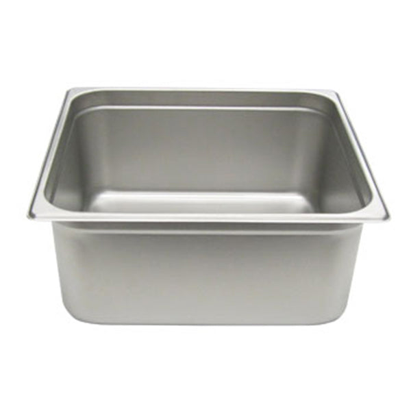 Adcraft Steam Table Pan Half size, 22 gauge, 10-3/8" x 12-3/4" x 6" deep