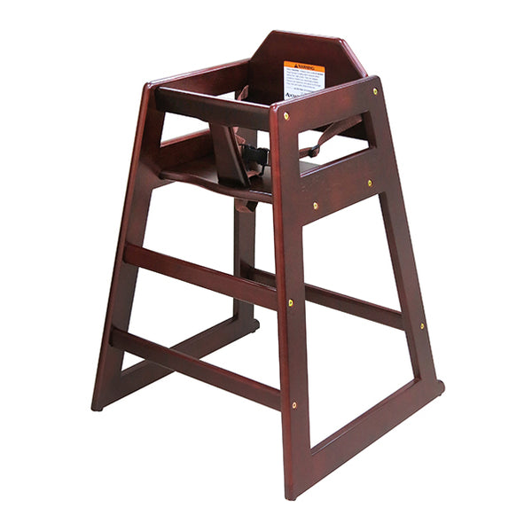 Adcraft High Chair - Mahogany Knocked Down