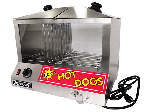 Adcraft Hot Dog Steamer