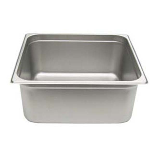 Adcraft Steam Table Pan Quarter size, 22 gauge, 10-5/6" x 6-5/16" x 6" deep