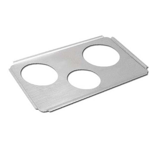 Adcraft Adaptor Plate two 6-3/8" holes, one 4-7/8" hole