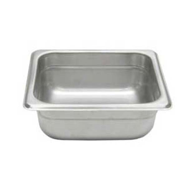 Adcraft Steam Table Pan Sixth size, 24 gauge, 6-7/8" 6-5/16" x 2-1/2" deep