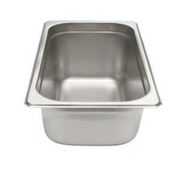 Adcraft Steam Table Pan Two-thirds size, 24 gauge, 13-7/8" x 12-5/8" x 2-1/2" deep