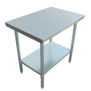 Adcraft Stainless Steel Work Table, 24" x 36" x 35"
